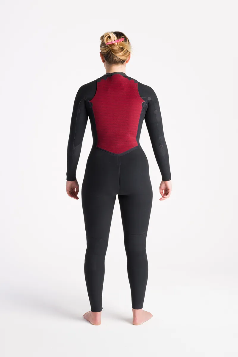 C-Skins NuWave Womens Solace 5/4 Chest Zip Wetsuit Bluestone-3