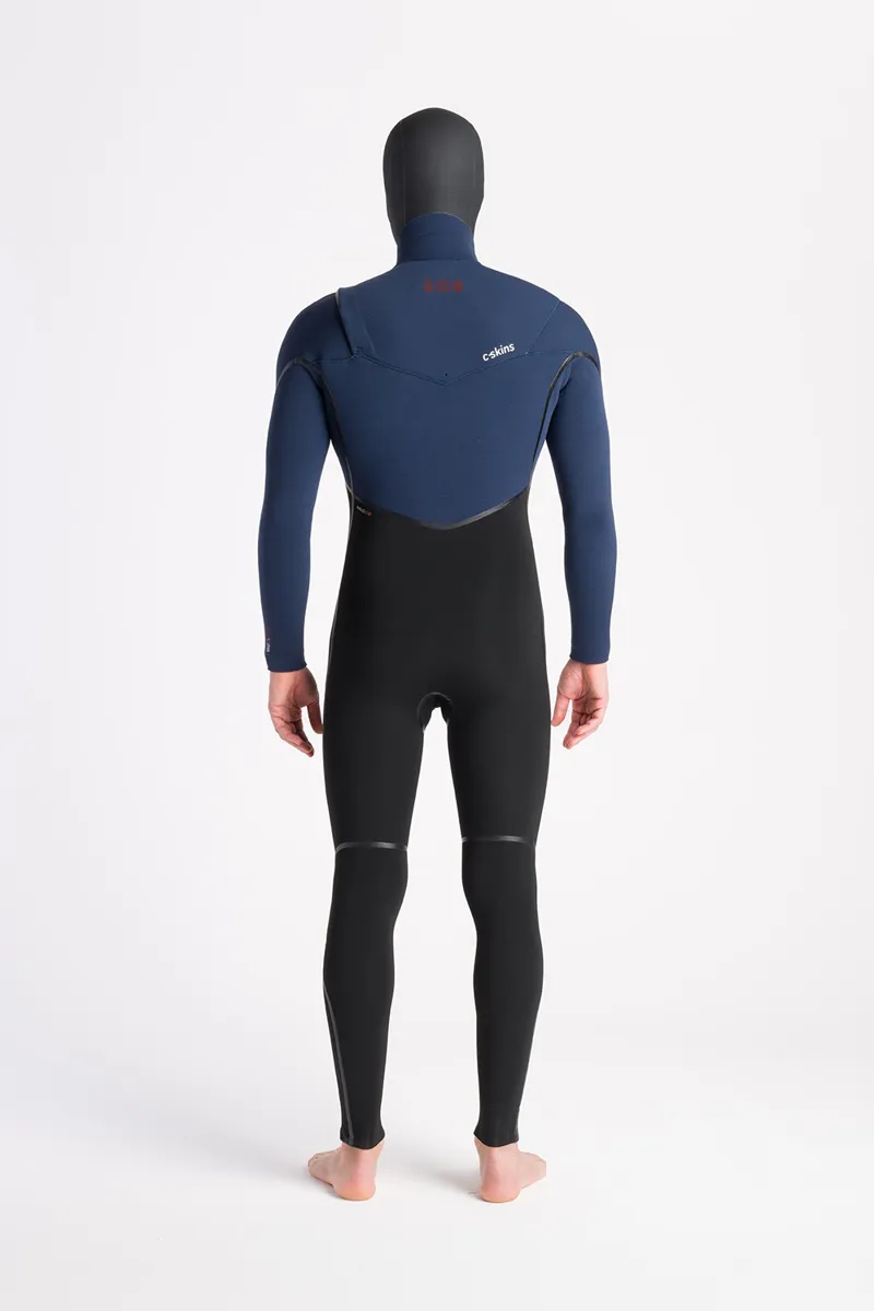 C-Skins NuWave Wired 5/4 Mens Hooded Wetsuit Bluestone-1