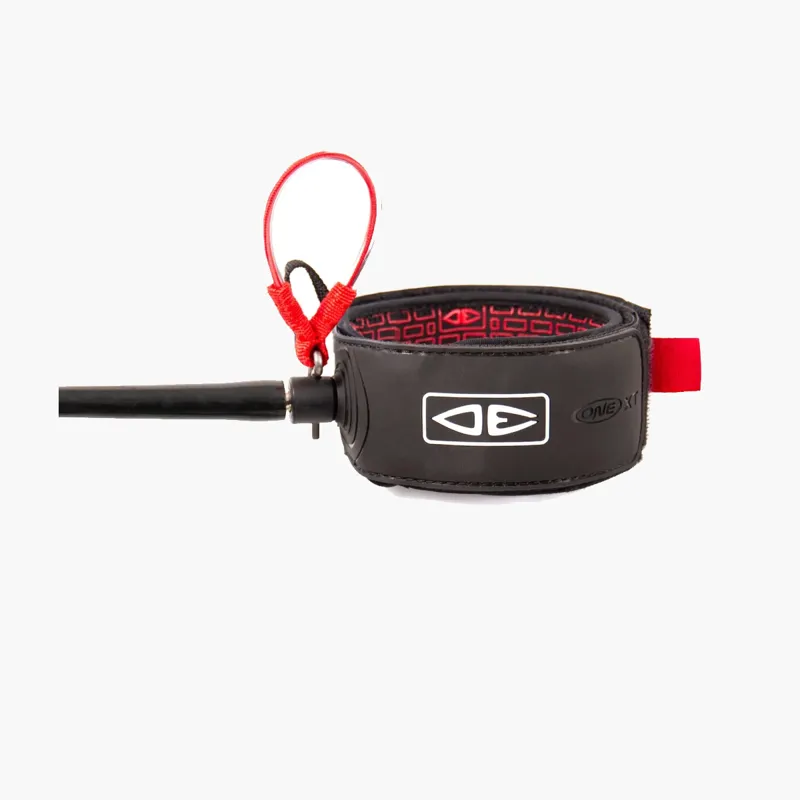 Ocean and Earth 8'0 One-XT Premium Big Wave Leash Black-2