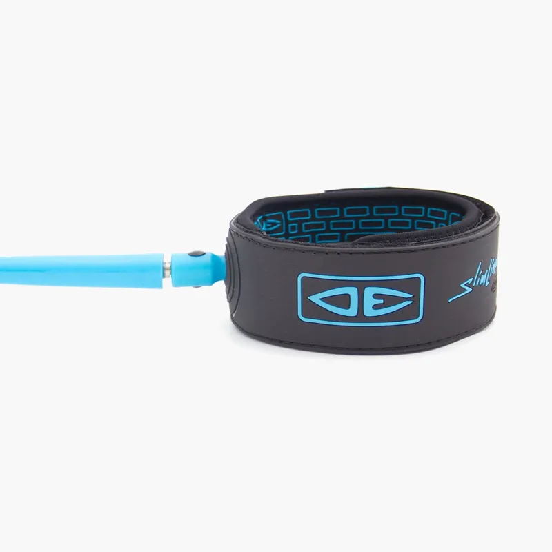 Ocean and Earth 5ft Comp Slim Line Leash Blue