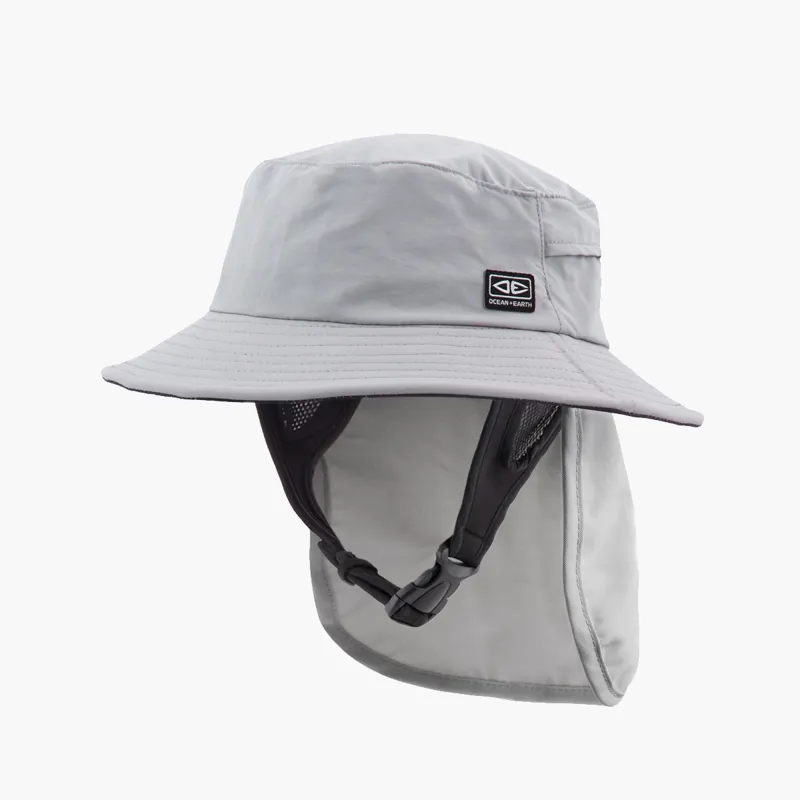 Ocean and Earth Indo Stiff Peak Surf Hat Grey