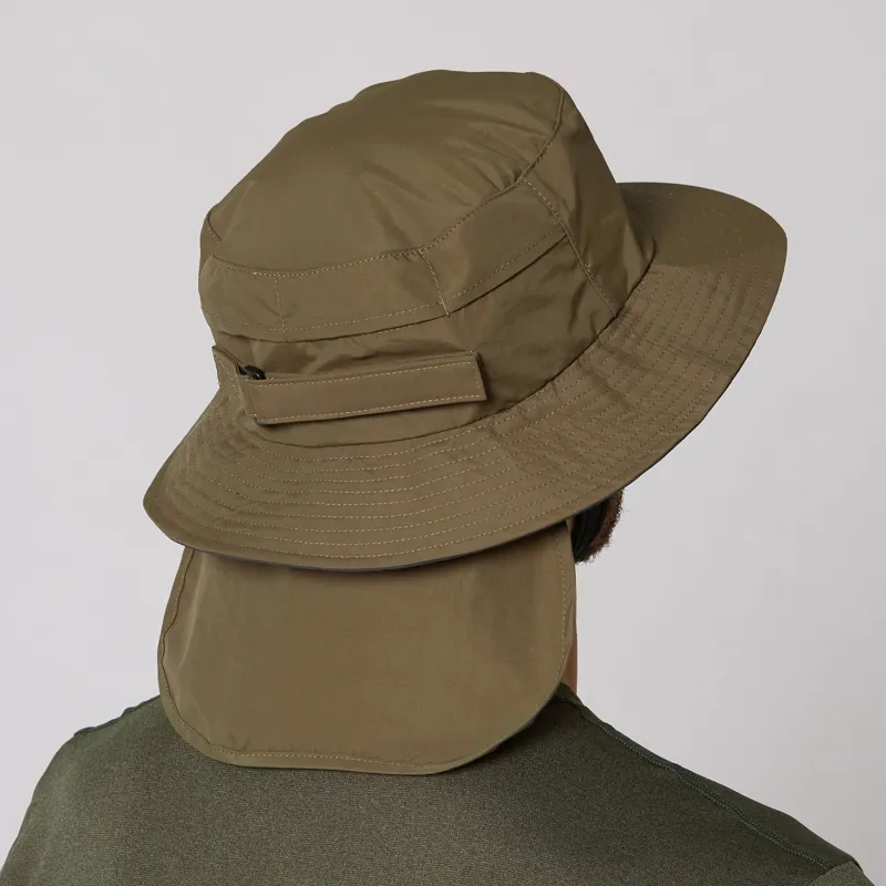 Ocean and Earth Indo Stiff Peak Surf Hat Olive-1