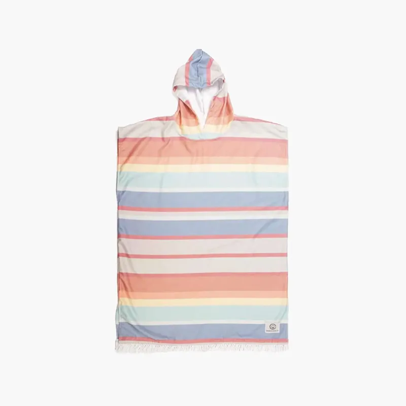 Ocean and Earth Youth Sunkissed Hooded Change Poncho Multi