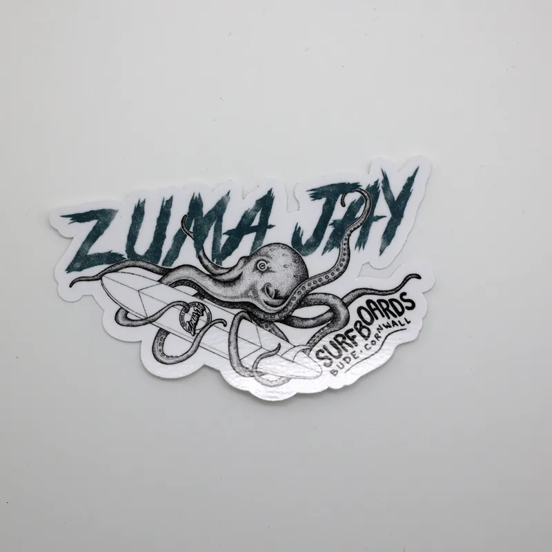 Zuma Jay Octo Sticker Teal