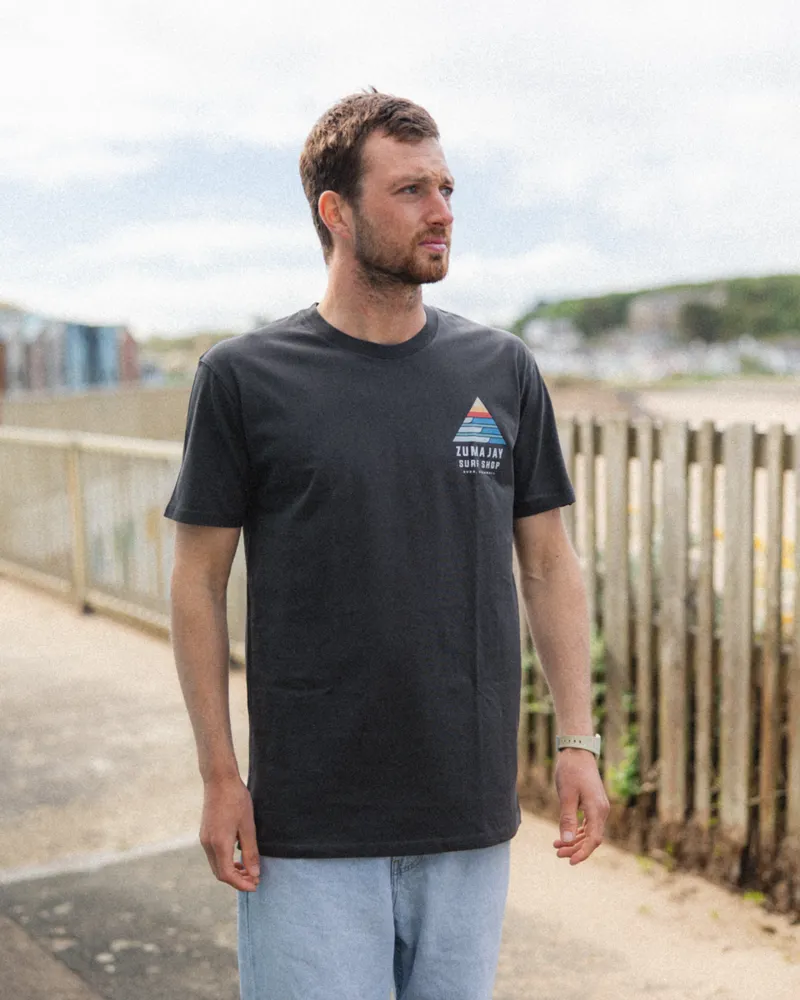 Zuma Jay Point Tee Faded Black-1