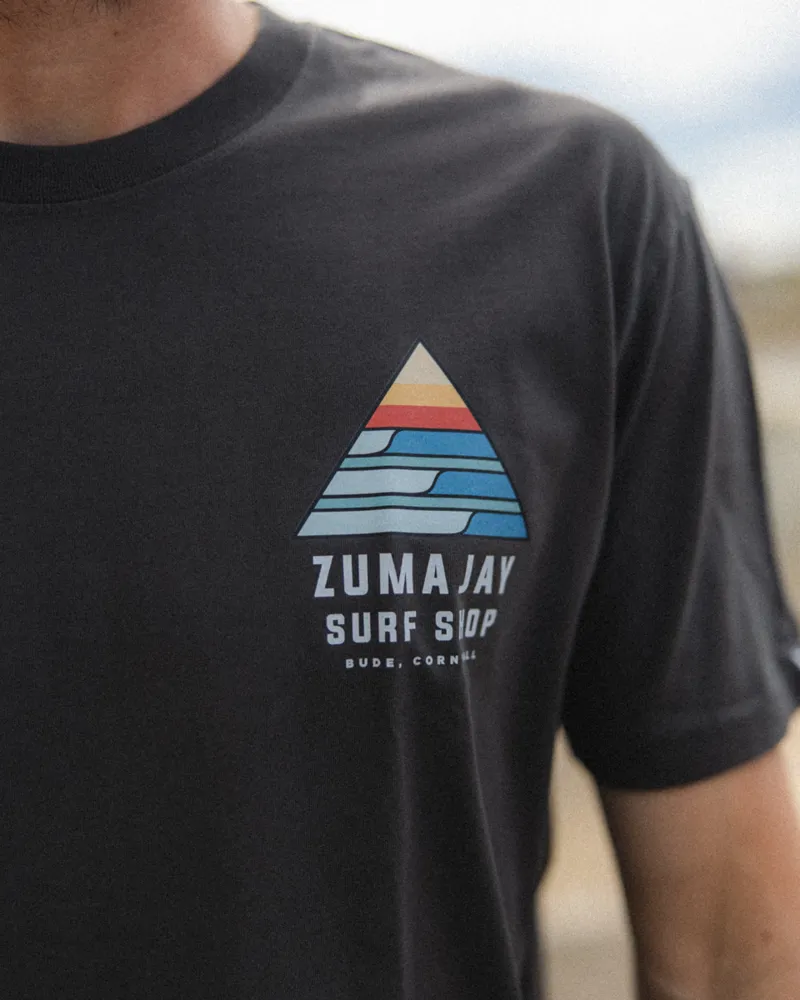 Zuma Jay Point Tee Faded Black-2