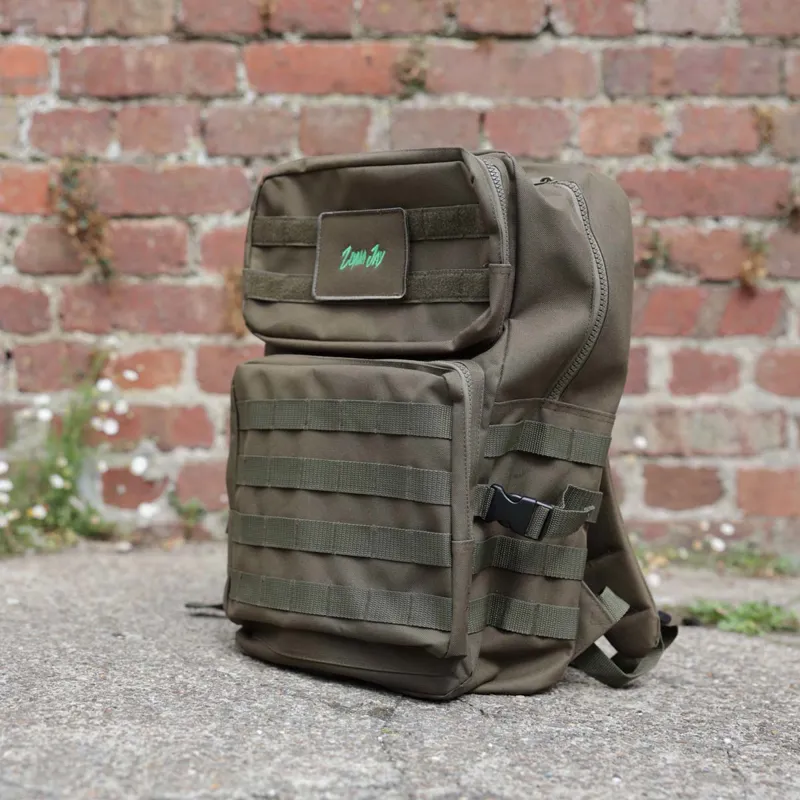 Zuma Jay Heritage Tactical Backpack Military Green