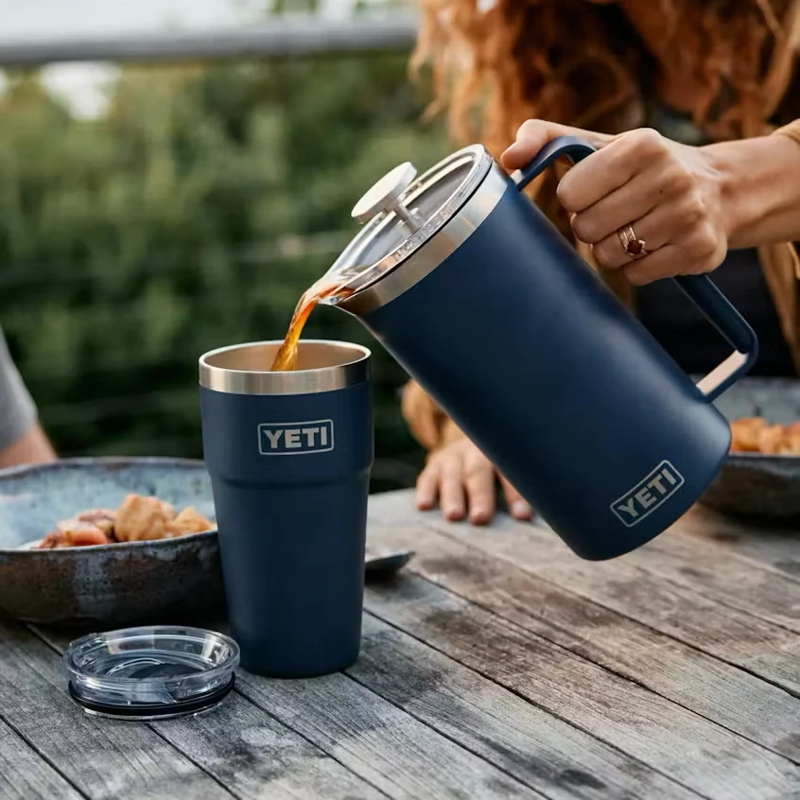 YETI Rambler 20 oz / 591ml Stackable Cup With Magslider Lid - Seafoam-4