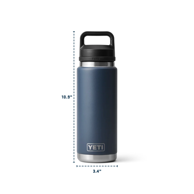 YETI Rambler 26 oz / 769ml Bottle With Flip Chug Cap - Navy-4