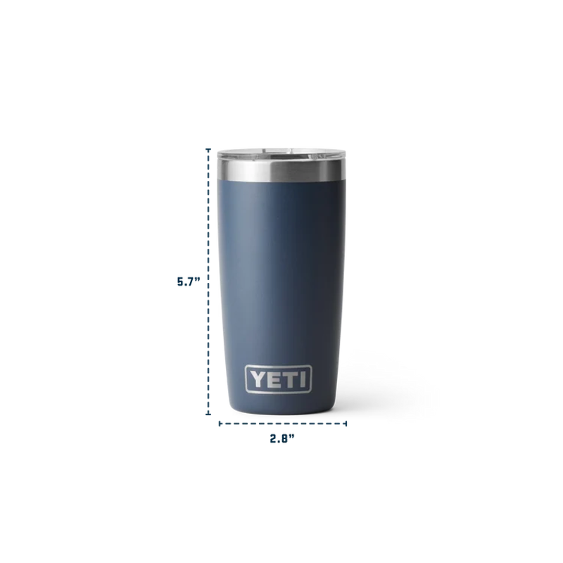 YETI Rambler 10 oz / 296ml Tumbler with Magslider Lid - Navy-4