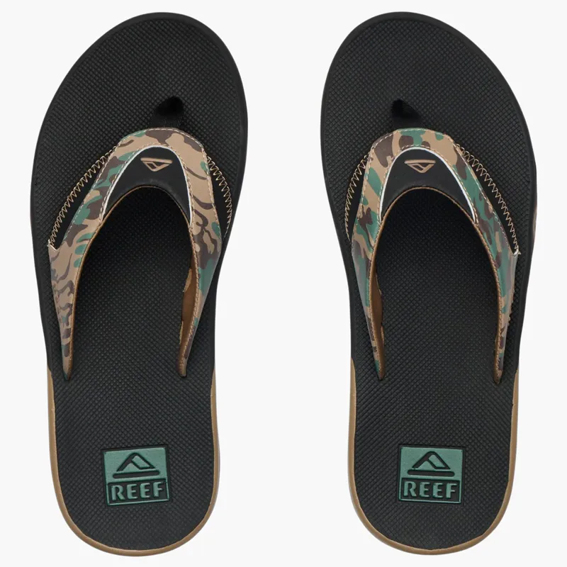 Reef Fanning Black/Camo Flip Flops-5