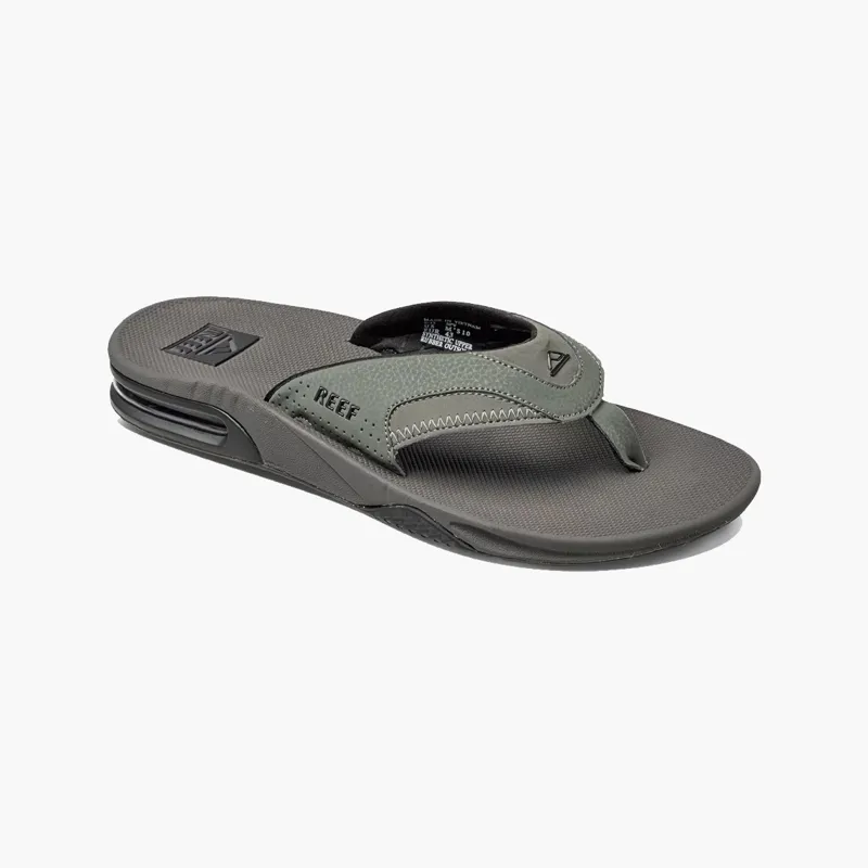 Reef Fanning Grey/Black Flip Flops