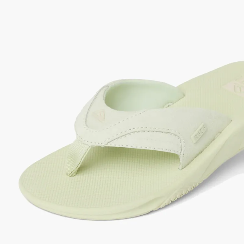 Reef Womens Fanning Aloe Wash Suede Flips Flops-1