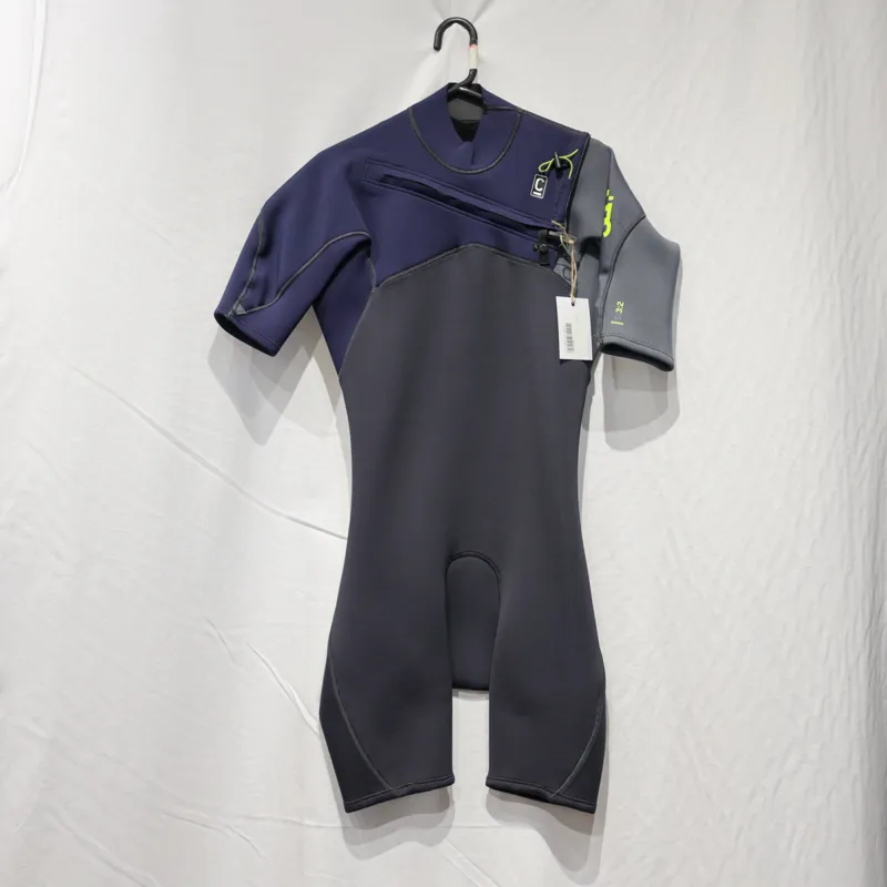 SAMPLE Session 3/2 Shorti Flatlock Chest Zip Medium