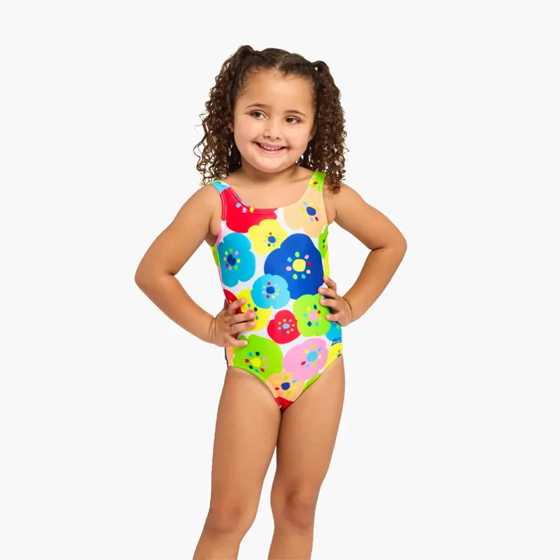 Zoggs Scoopback Girls Swimsuit Bloomie