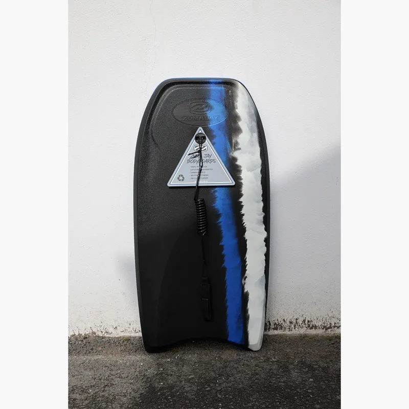 Zuma Jay Recycled Semi Slick 42in Bodyboard Black/Blue Stripes