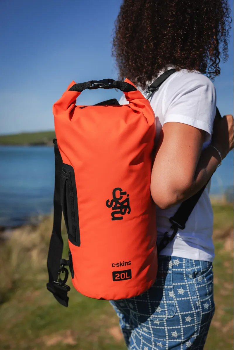 C-Skins Session Dry Bag Flame Orange-9