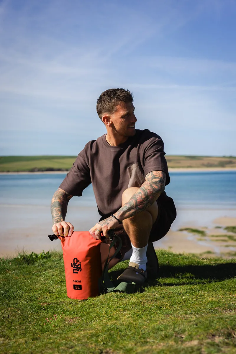 C-Skins Session Dry Bag Flame Orange-11