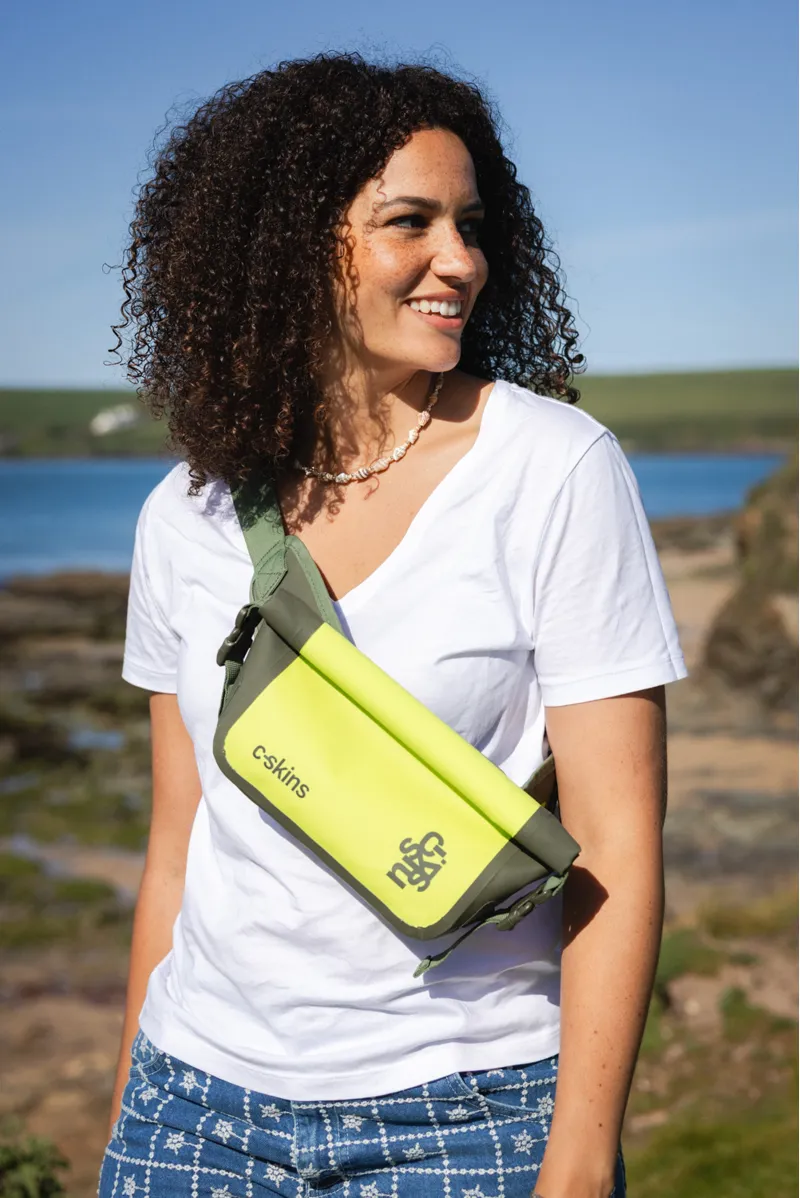 C-Skins Session Dry Bag Waist Pack 2L Flash Green-2