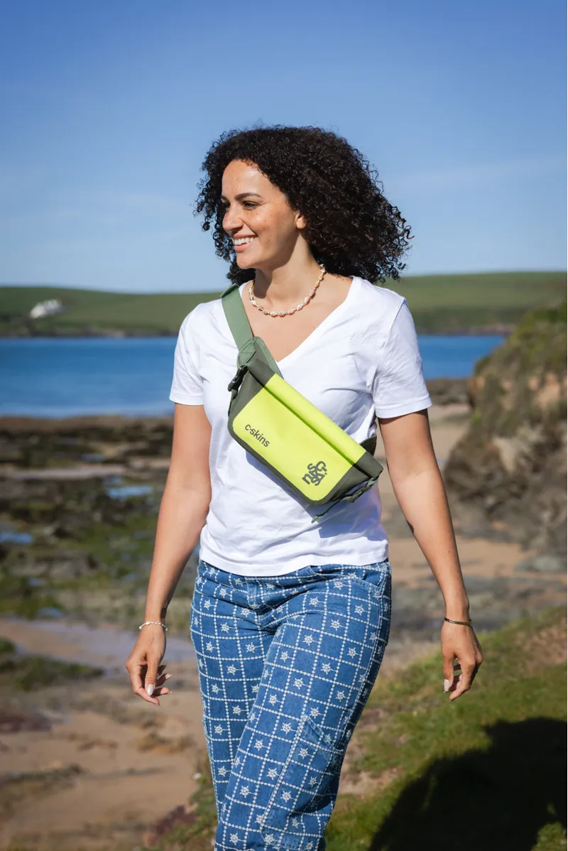 C-Skins Session Dry Bag Waist Pack 2L Flash Green-7