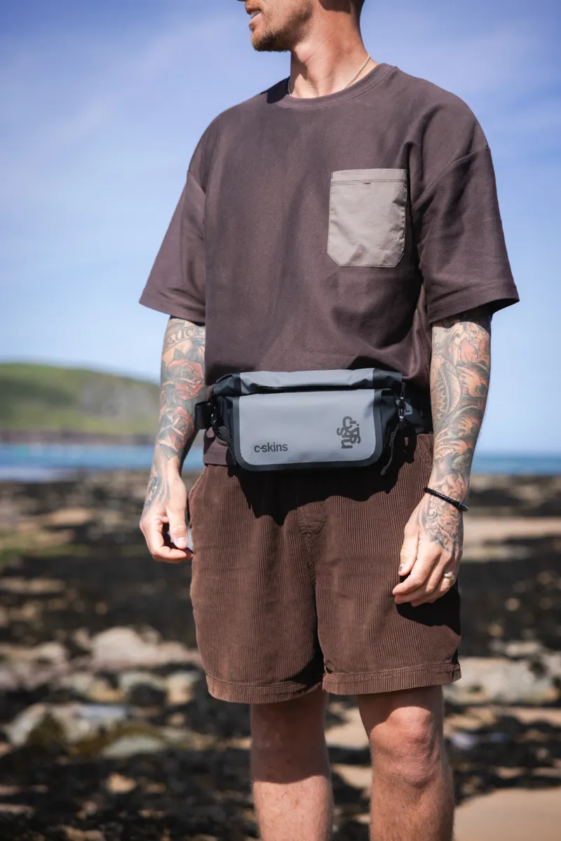 C-Skins Session Dry Bag Waist Pack 2L Storm Grey-3