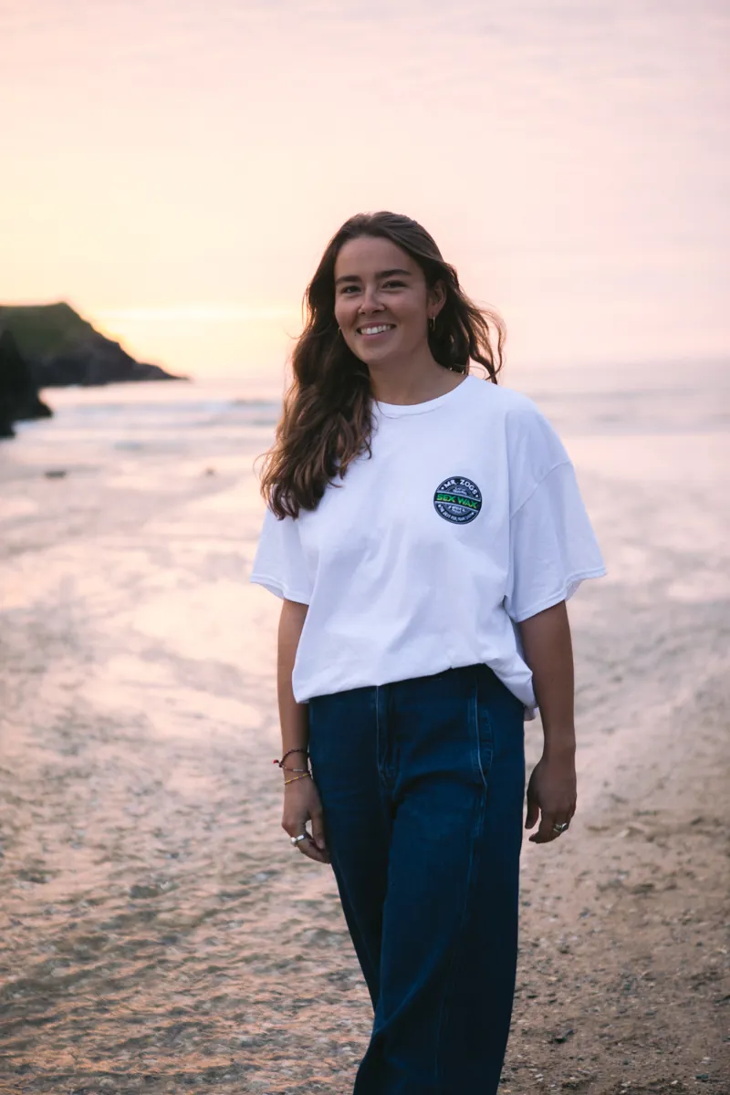 Sexwax Tee Word Fade Green-3