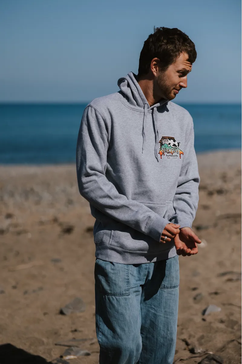 Zuma Jay Sick Pig Hoody Grey-1