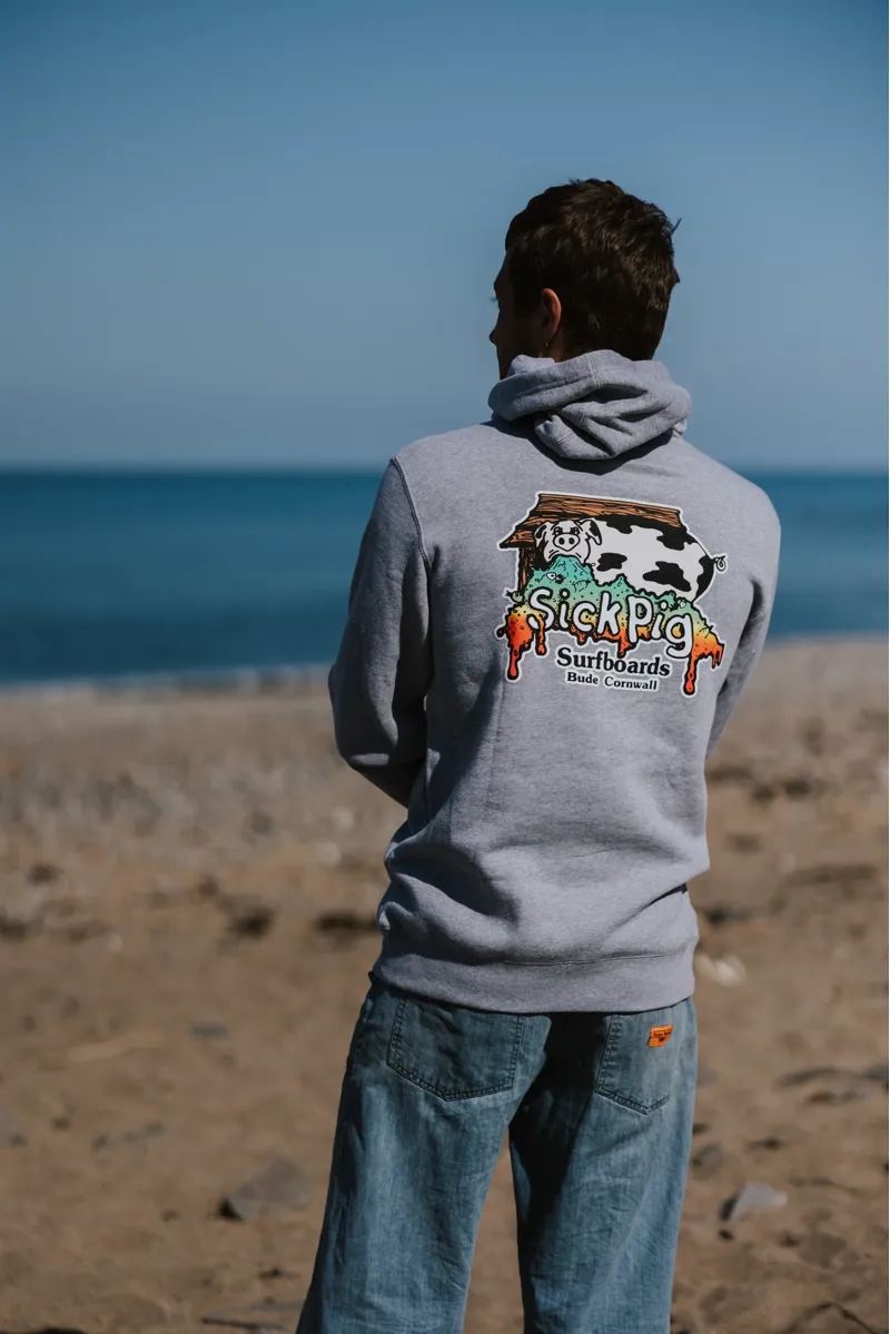 Zuma Jay Sick Pig Hoody Grey-2