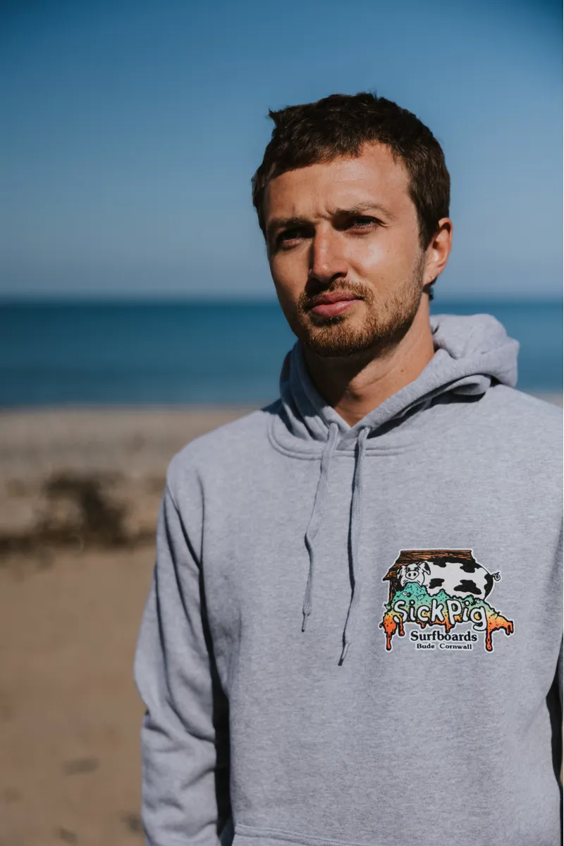 Zuma Jay Sick Pig Hoody Grey-3