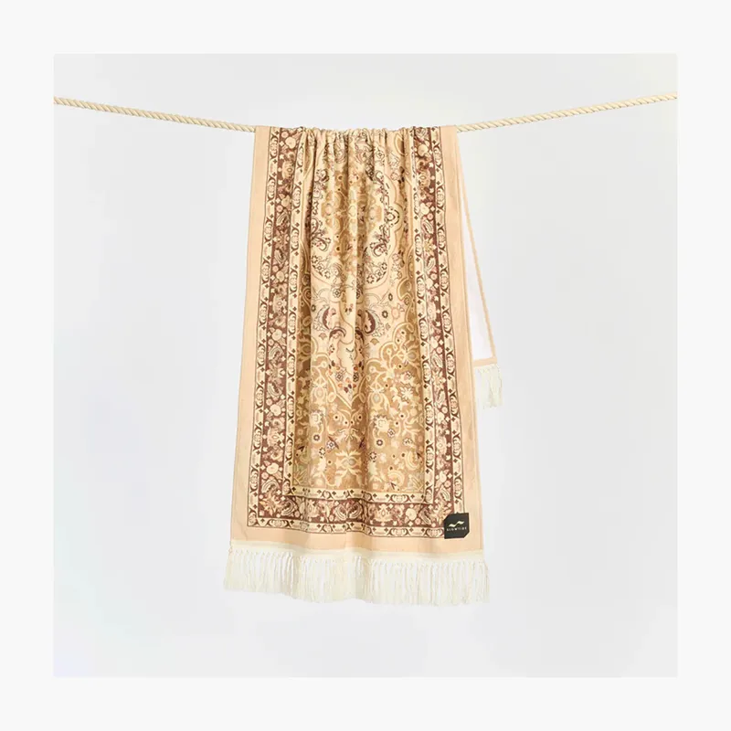 Slowtide Haven Beach Towel Fawn-1