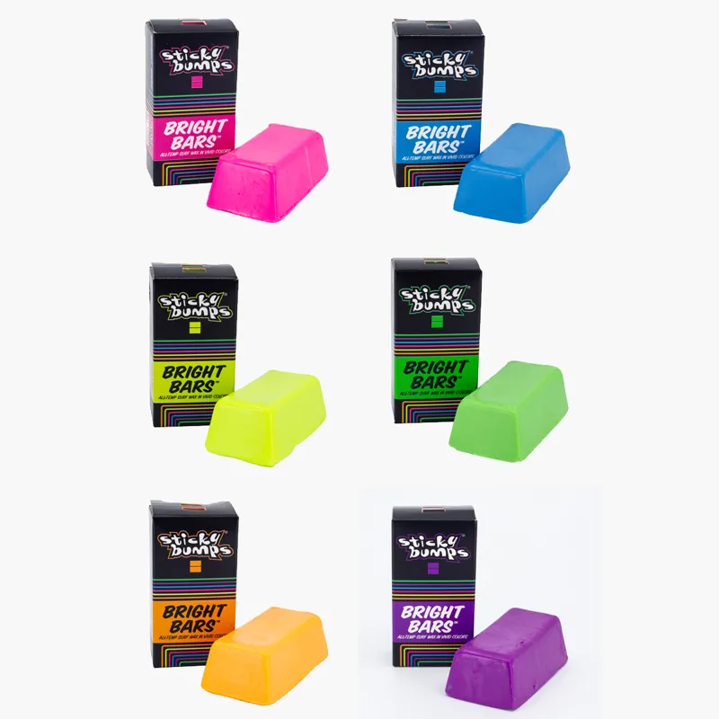 Sticky Bumps Bright Multi Coloured All-Temp Surf Wax-1