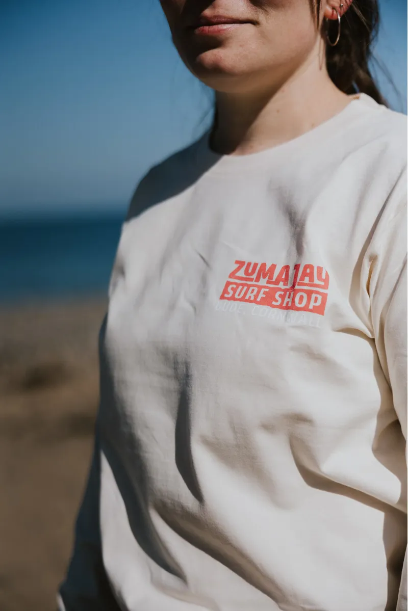 Zuma Jay Womens Sunbeam Longsleeve Tee Ecru-4