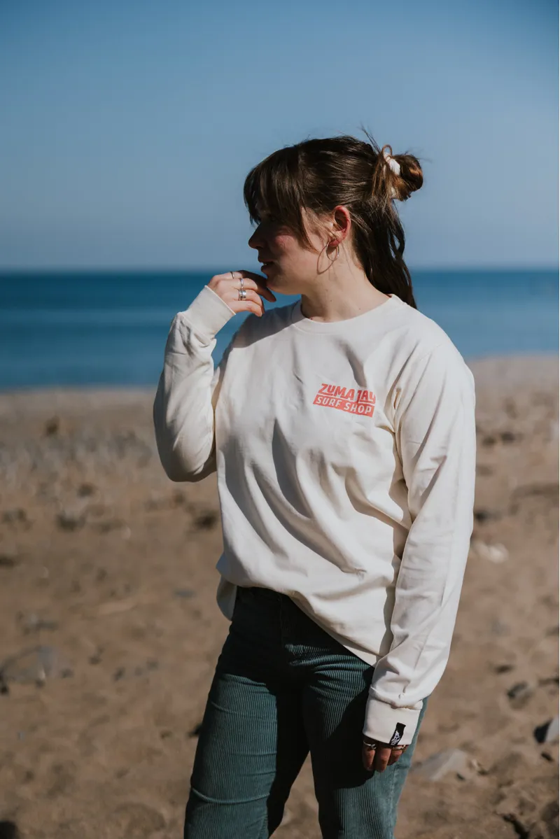 Zuma Jay Womens Sunbeam Longsleeve Tee Ecru