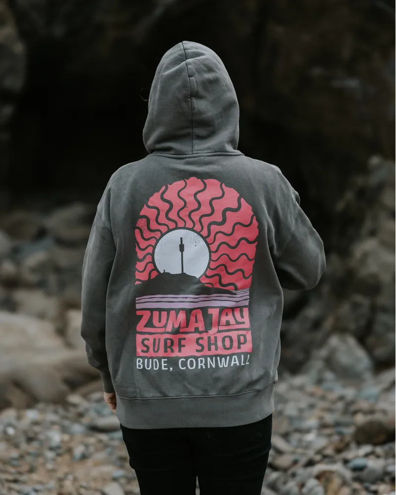Zuma Jay Womens Sunbeam Zip Hoody Iron-1