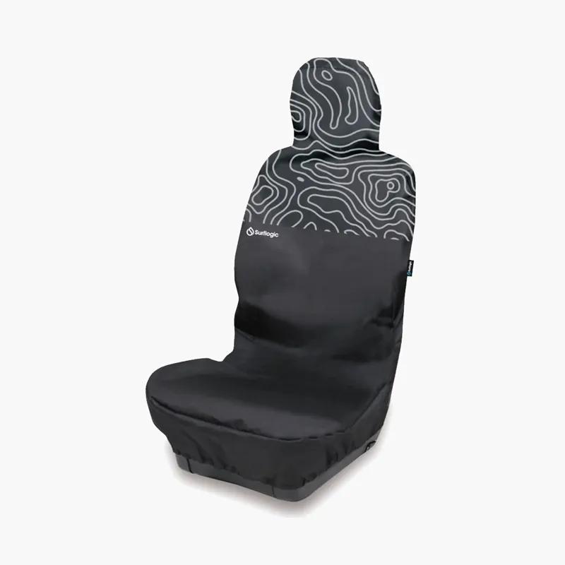Surflogic Waterproof Car Seat Cover Single Fossil Black