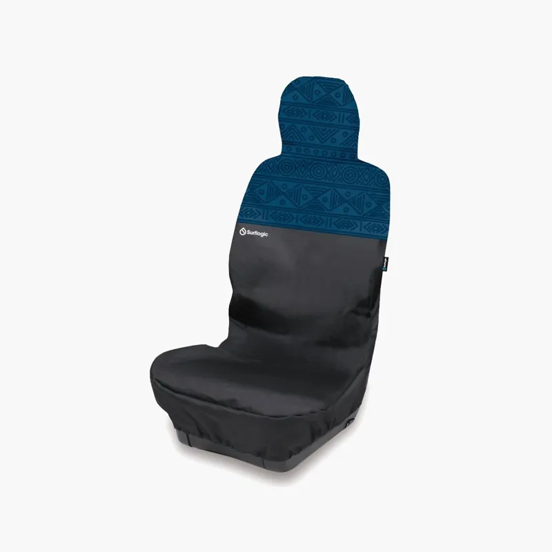 Surflogic Waterproof Car Seat Cover Single Navy Geo