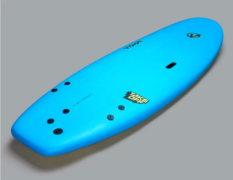 Vision VCT TakeOff Whopper Wide Softboard Cyan/Flash Green-1