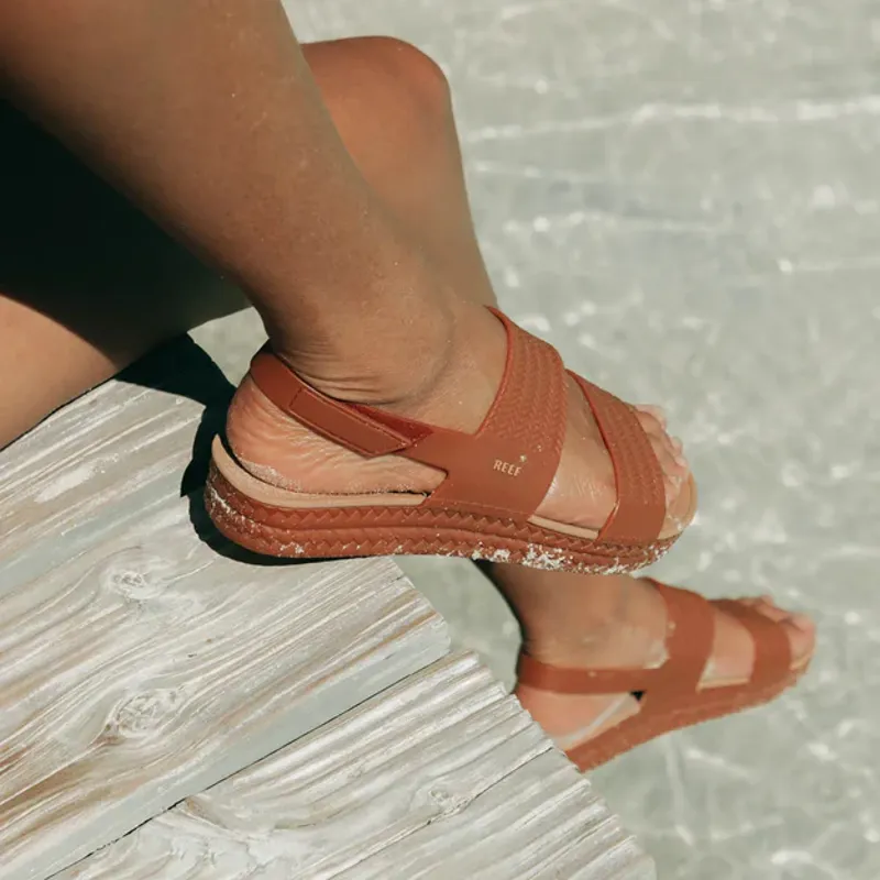 Reef Womens Water Vista Brunette Flip Flops-4