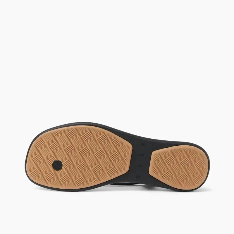 Reef Womens Water Willow Maya Flip Flops Black-2