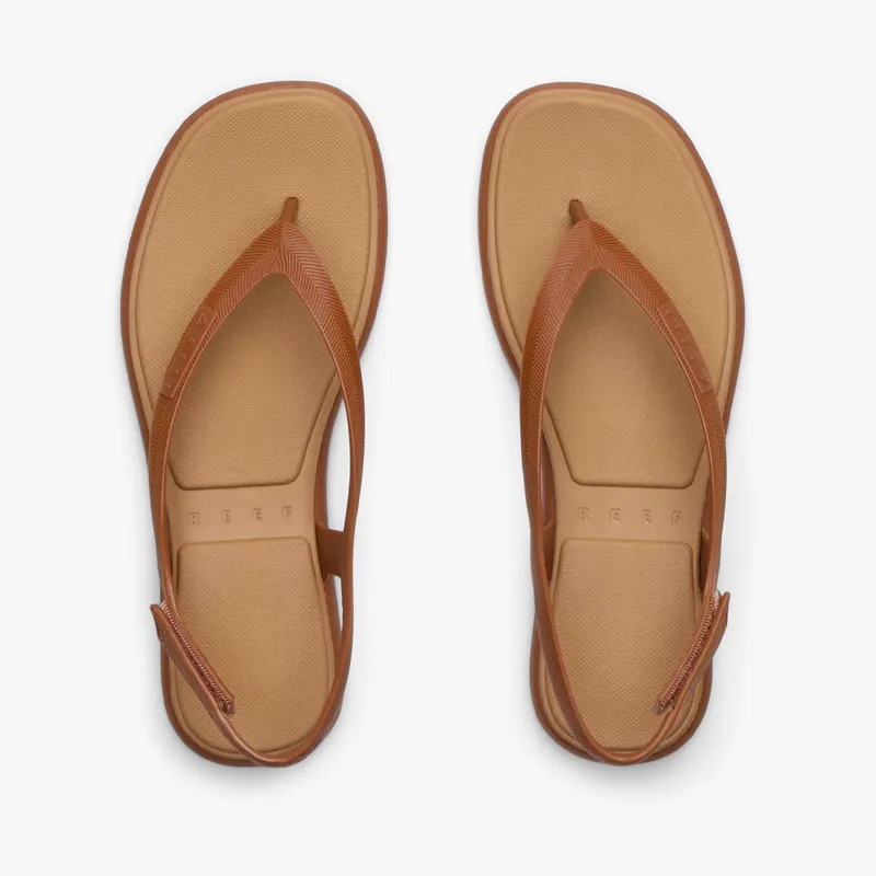 Reef Womens Water Willow Maya Flip Flops Chocolate-2