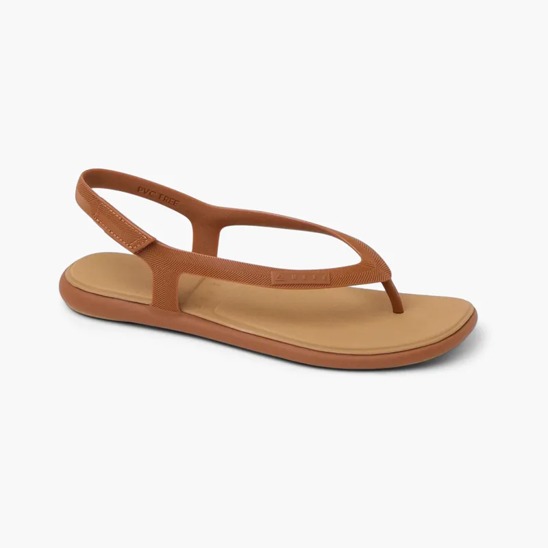 Reef Womens Water Willow Maya Flip Flops Chocolate