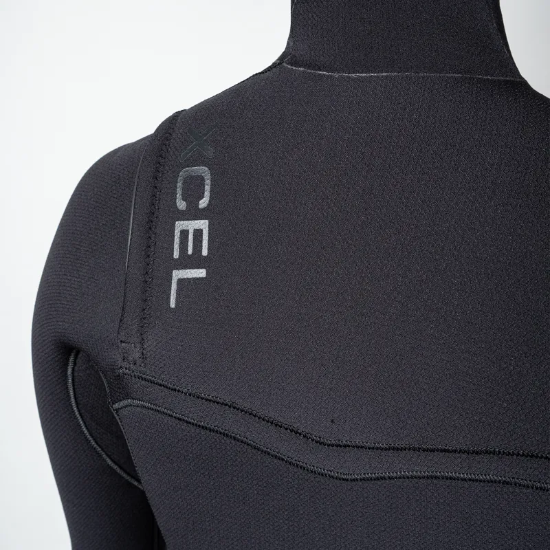 Xcel Womens Comp+ 5/4 Hooded Wetsuit Black-6