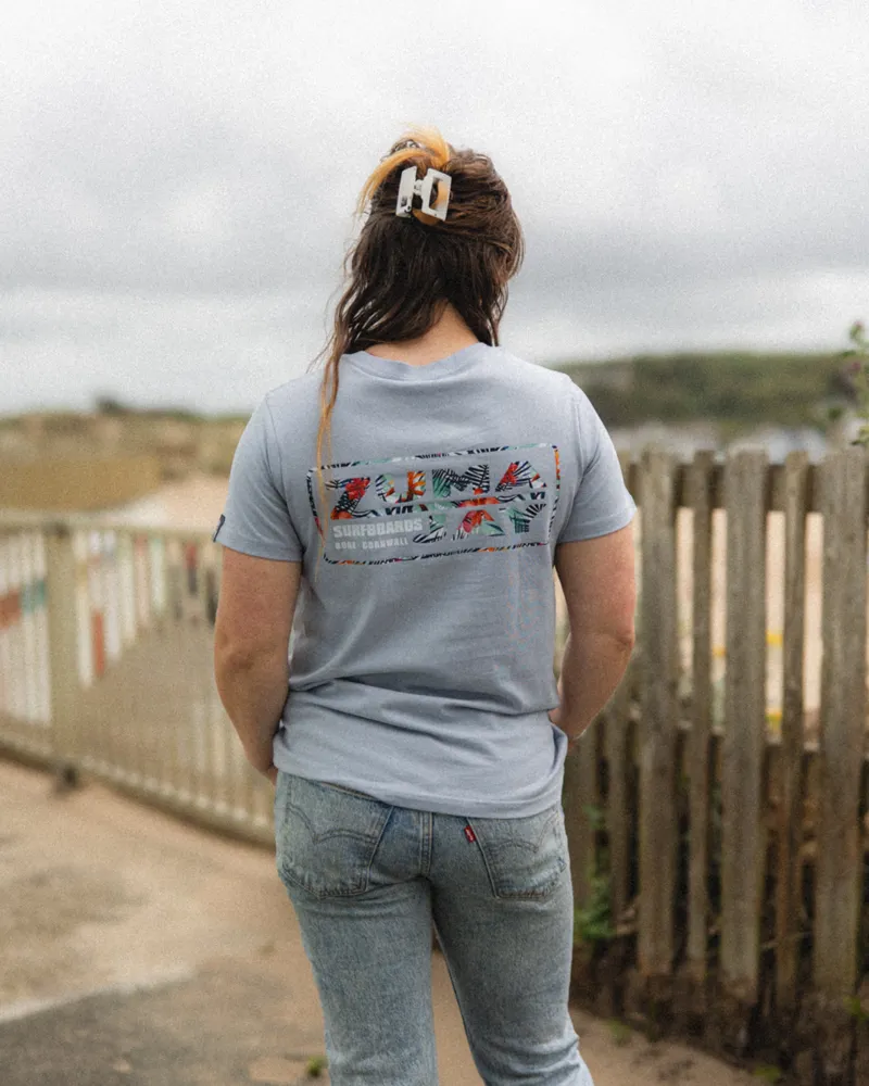 Zuma Jay Womens House Hibiscus Tee Iris