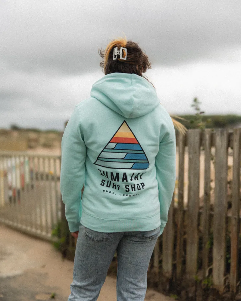 Zuma Jay Point  Hoody Womens Caribbean