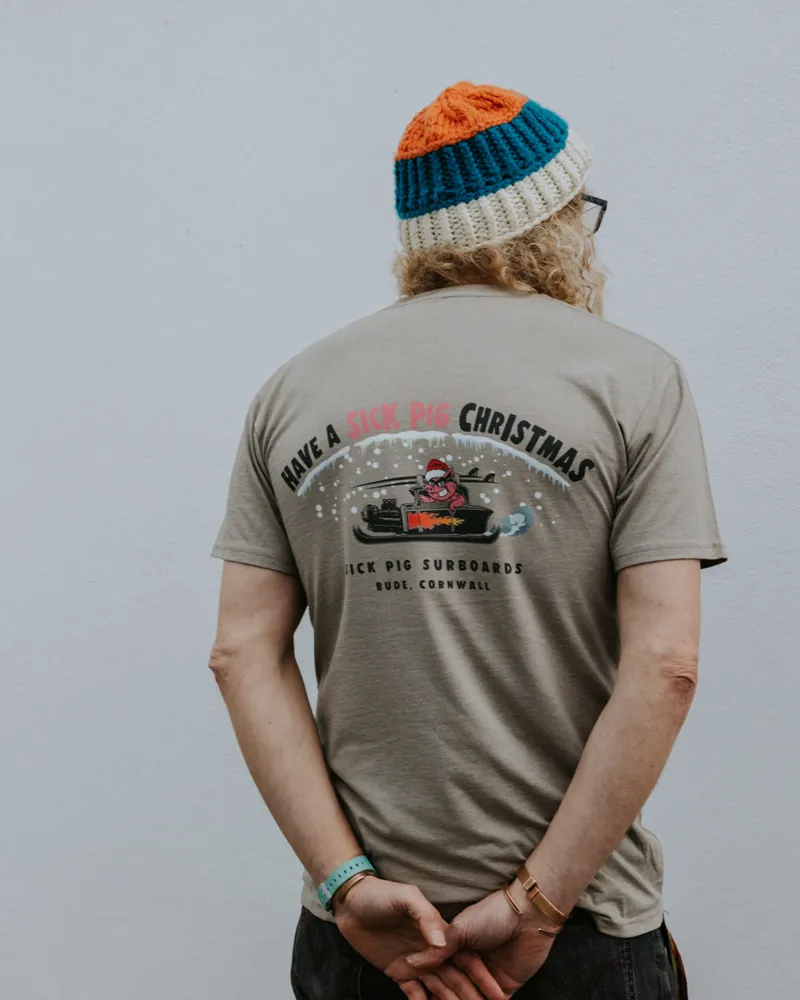 Zuma Jay Sick Pig Christmas Tee 2024