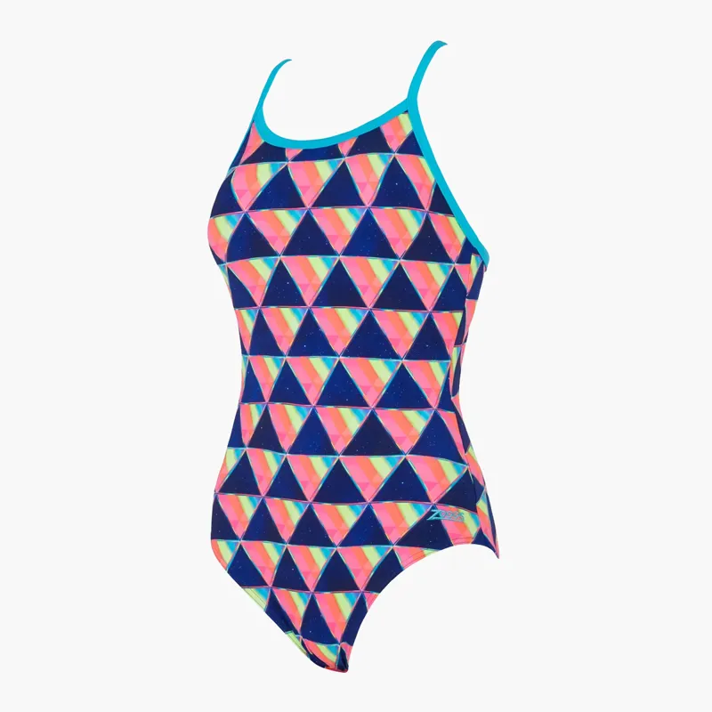 Zoggs Ecofeel Strikeback Divine Silver Lined Swimsuit-4