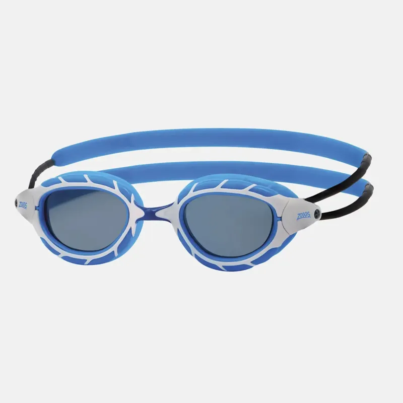 Zoggs Predator Swim Goggle Blue/White/Tint Smoke