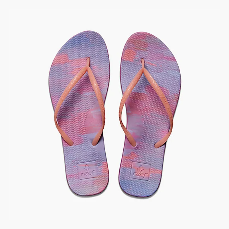 Reef Escape Lux Paint Purple Flip Flops