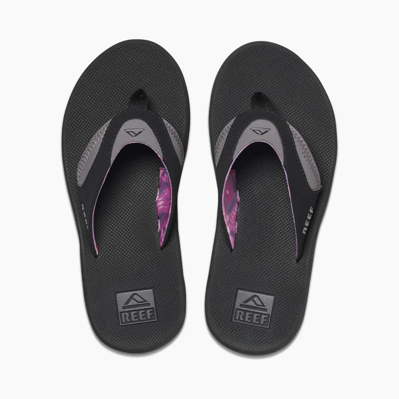 Reef Fanning Black/Grey