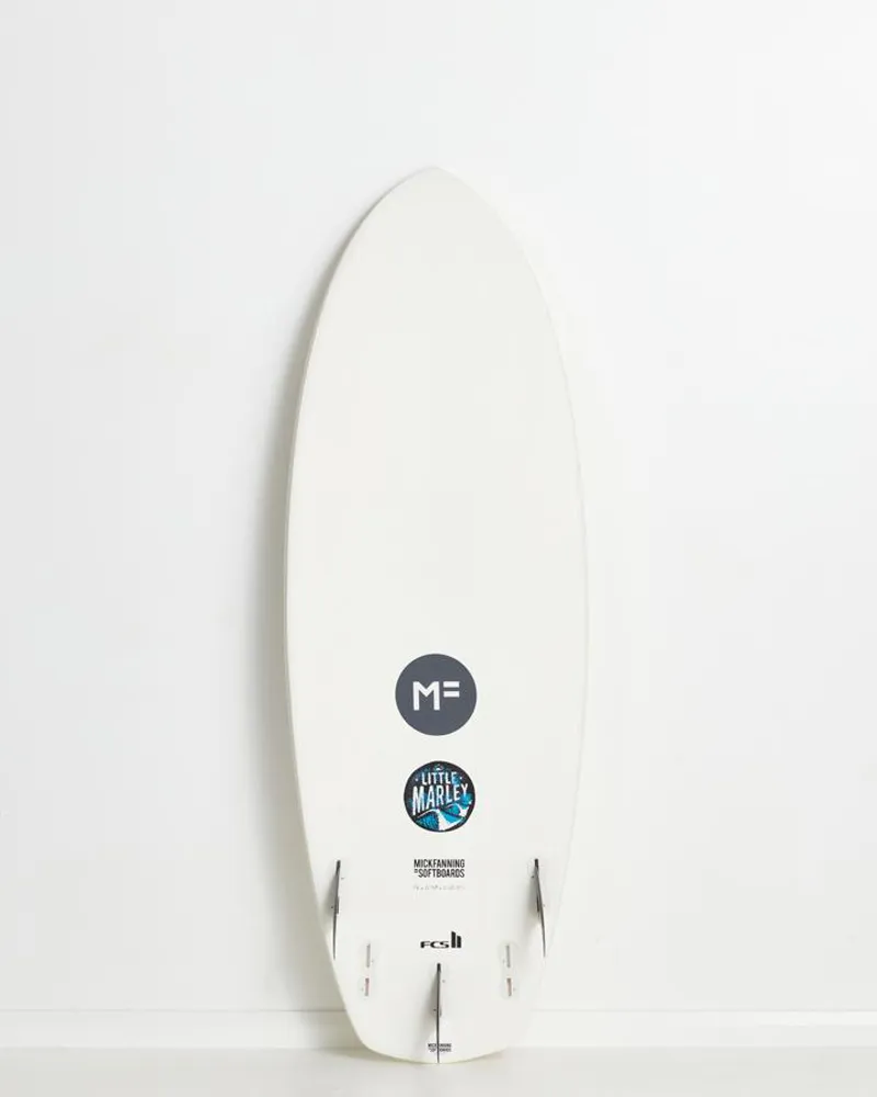 Mick Fanning 5ft10 Little Marley Softboard White-1